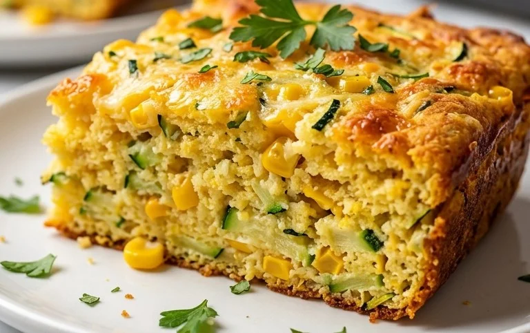 Zucchini Cornbread Casserole