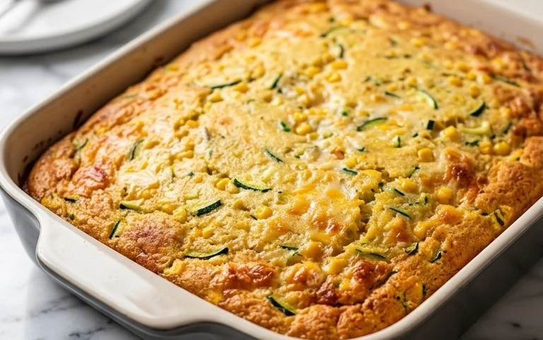 Zucchini Cornbread Casserole