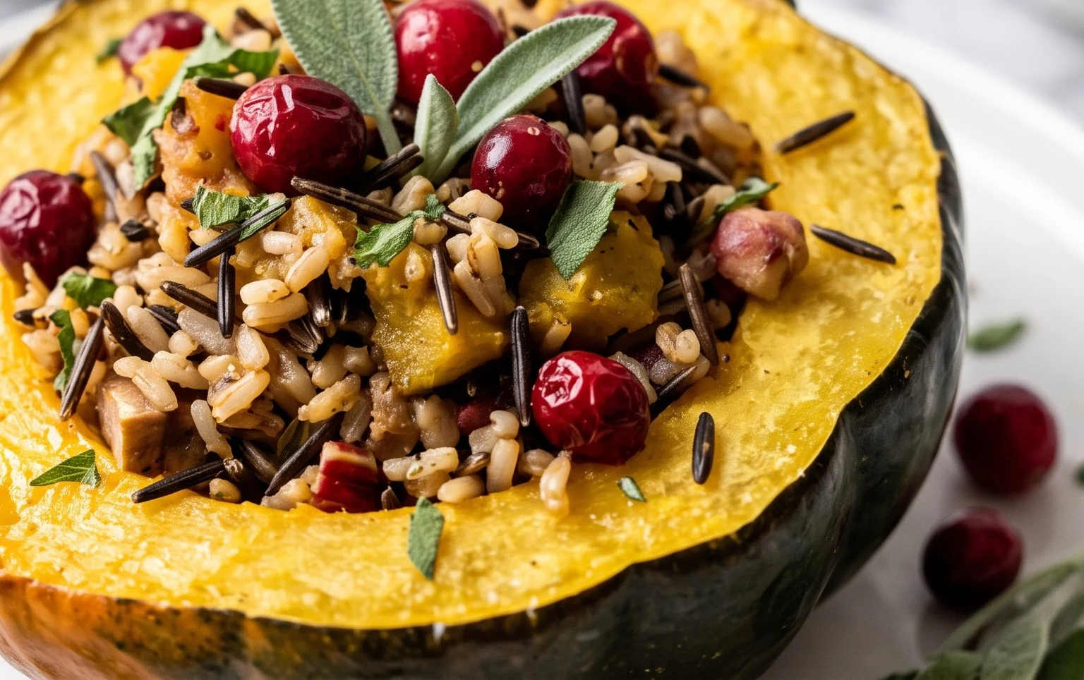 Stuffed Acorn Squash