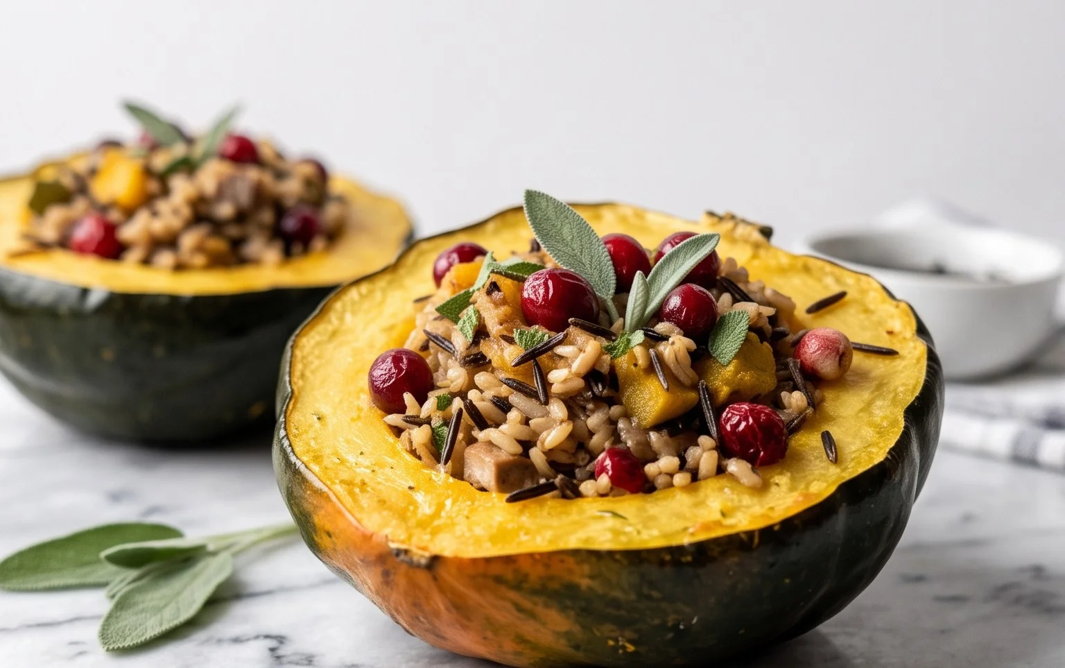 Courge Acorn Farcie: Recette Hivernale Facile et Gourmande