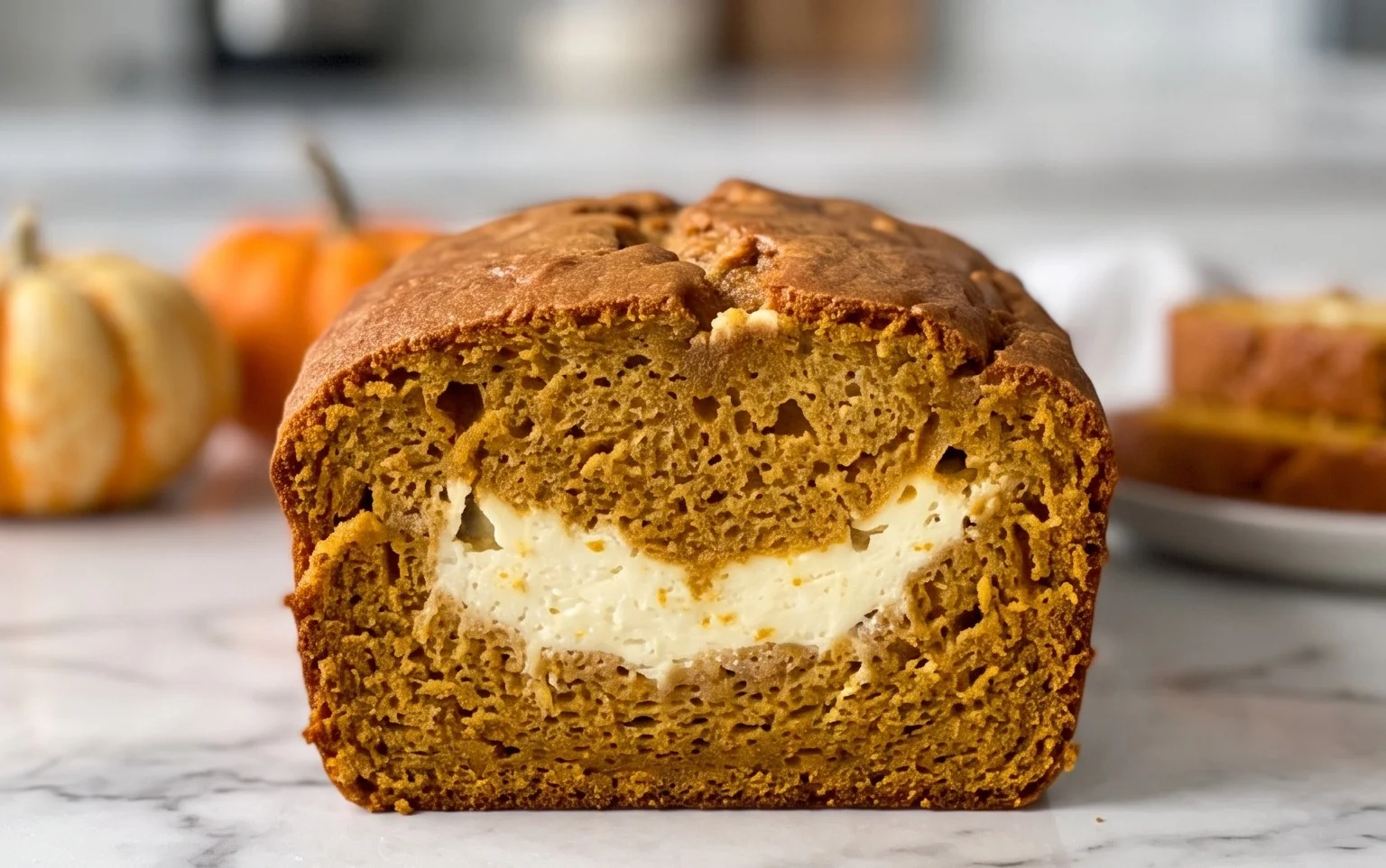 Pain à la Citrouille et Cream Cheese : Magie Crémeuse