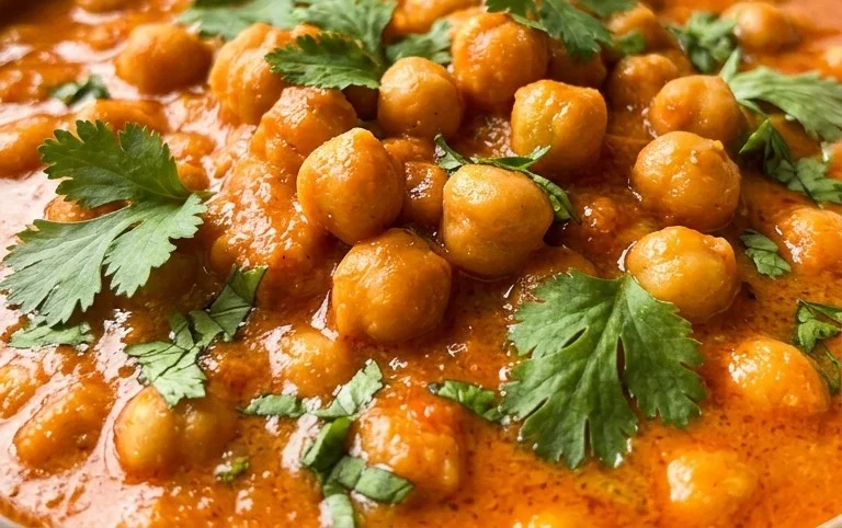 Indian Butter Chickpeas Recipe