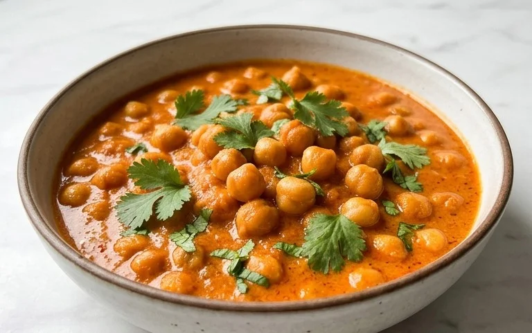 Recette Pois Chiches au Beurre Indiens Végétariens Facile