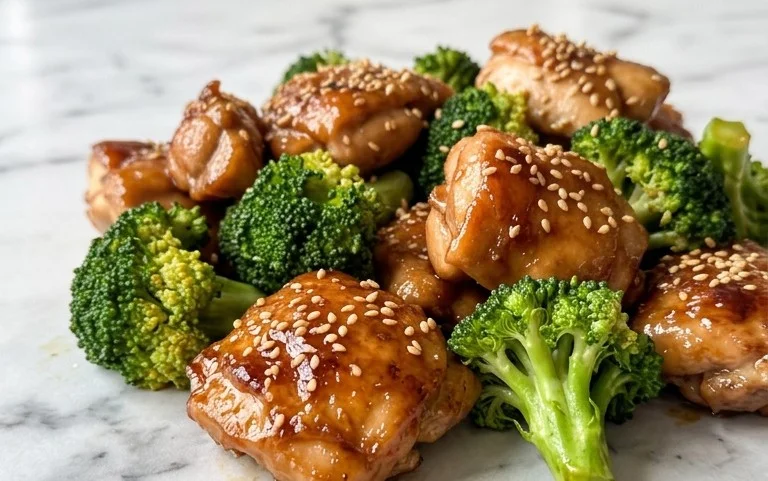 Poulet Sésame Miel & Brocoli: Recette Facile & Rapide