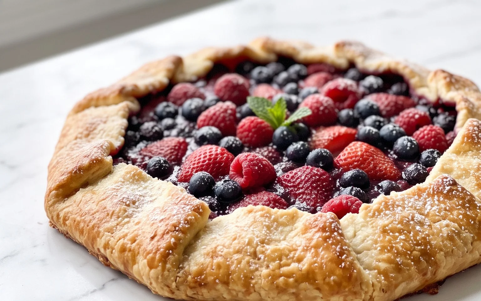 Galette de fruits facile : rustique & gourmande